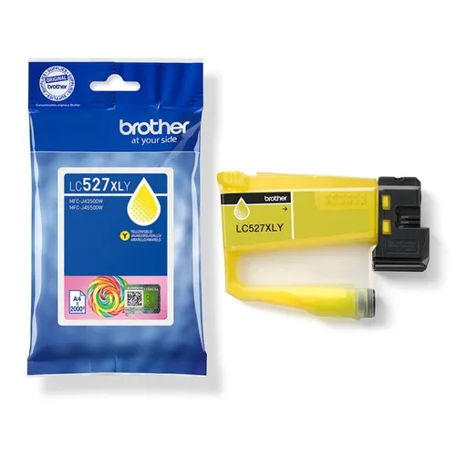 High Capacity Brother Yellow LC527XLY Ink Cartridge