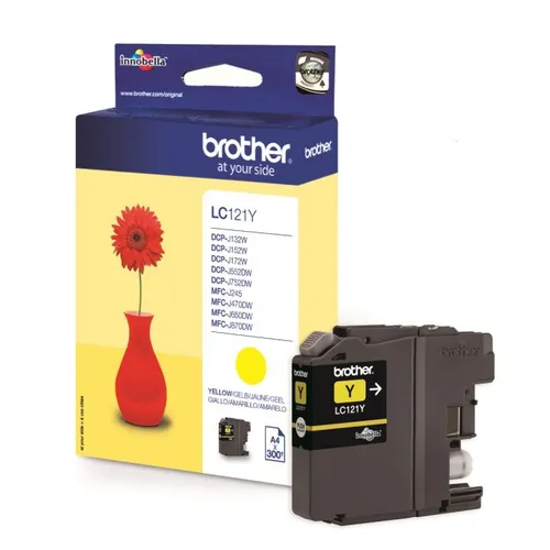 Brother LC121Y Light User Yellow Ink Cartridge
