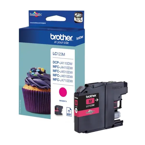Brother LC123M Magenta Ink Cartridge