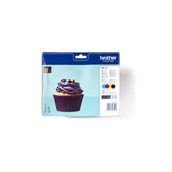 Brother LC123 4 Colour Ink Cartridge Multipack