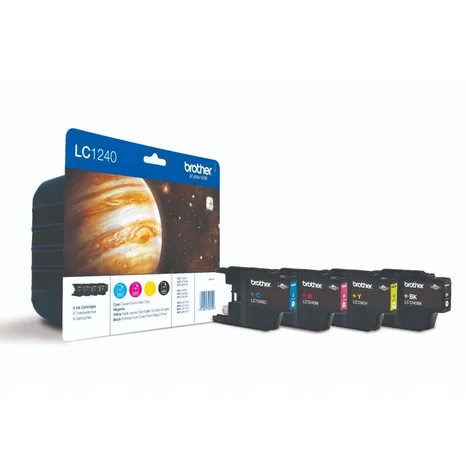 Brother LC1240 4 Colour Ink Cartridge Multipack