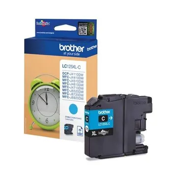 Brother LC125XL High Capacity Cyan Ink Cartridge (LC-125XLC)