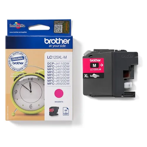 Brother LC125XL High Capacity Magenta Ink Cartridge