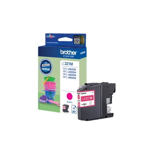 Brother LC221M Light User Magenta Ink Cartridge
