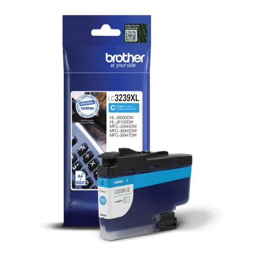 Brother LC3239XLC High Capacity Cyan Ink Cartridge