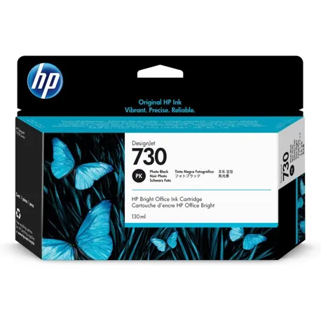 HP 730 Photo Black Ink Cartridge - (P2V67A)