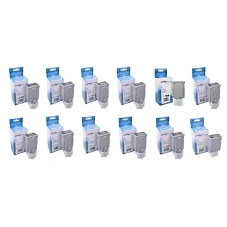 Compatible Canon PFI-1000 12 Colour Ink Cartridge Multipack