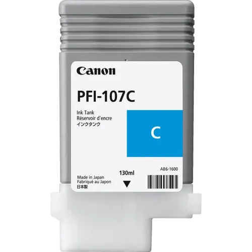 Canon PFI-107C Cyan Ink Cartridge - (6706B001AA)