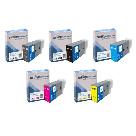 Compatible Canon PFI-120 5 Colour Ink Cartridge Multipack