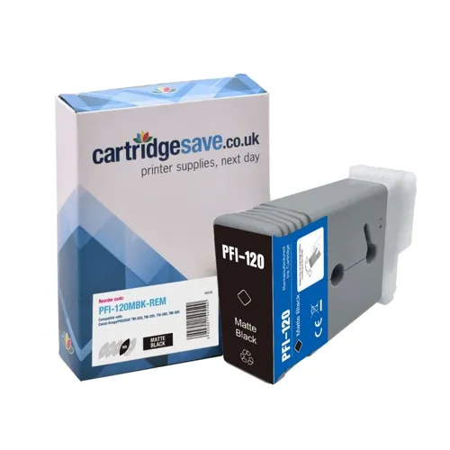 Compatible Canon PFI-120MBK Matte Black Ink Cartridge