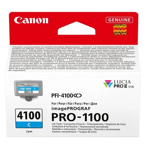 Canon PFI-4100C Cyan Ink Cartridge - (6778C001)