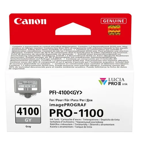 Canon PFI-4100GY Grey Ink Cartridge - (6783C001)