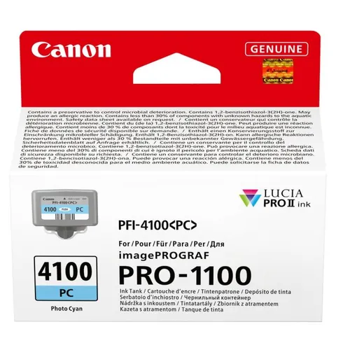 Canon PFI-4100PC Photo Cyan Ink Cartridge - (6781C001)