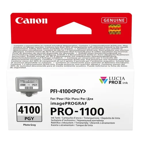 Canon PFI-4100PGY Photo Grey Ink Cartridge - (6784C001)