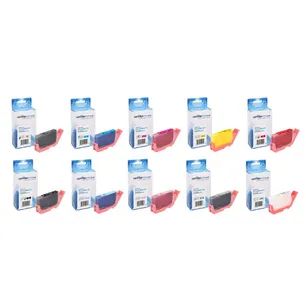 Compatible Canon PFI-5100 10 Colour Ink Cartridge Multipack 