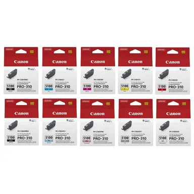 Canon PFI-5100 10 Colour Ink Cartridge Multipack