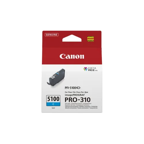 Canon PFI-5100C Cyan Ink Cartridge - (6953C001)