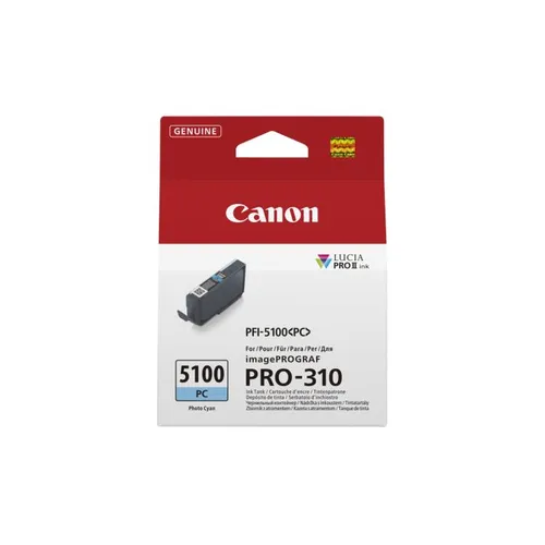 Canon PFI-5100PC Photo Cyan Ink Cartridge - (6956C001)
