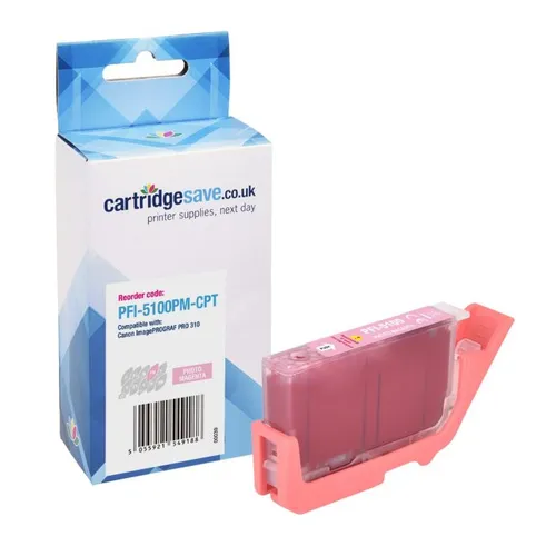 Compatible Canon PFI-5100PM Photo Magenta Ink Cartridge - (6957C001)