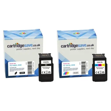 Compatible Canon PG-540XL / CL-541XL High Capacity Black & Tri-Colour Ink Cartridge Multipack