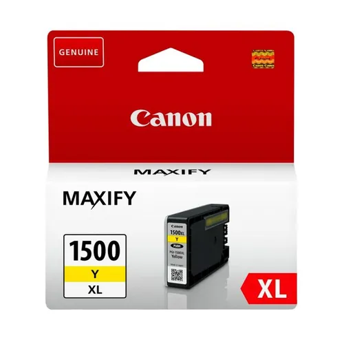 Canon PGI-1500XLY High Capacity Yellow Ink Cartridge - (9195B001AA)