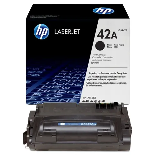 HP 42A Black Toner Cartridge - (Q5942A)