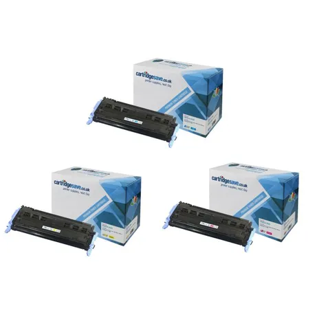 Compatible HP 124A 3 Colour Toner Cartridge Multipack
