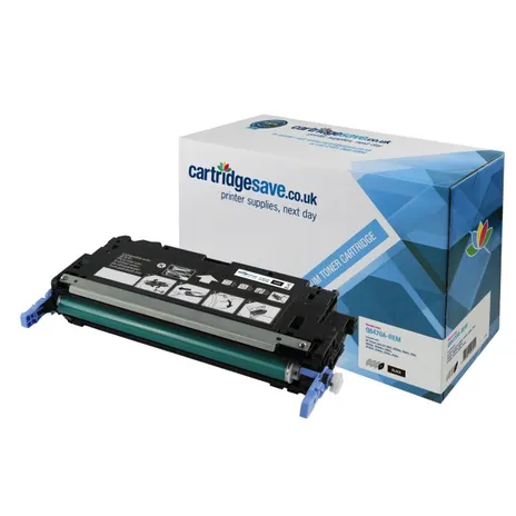 Compatible HP 501A Black Toner Cartridge - (Q6470A)