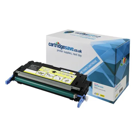 Compatible HP 502A Yellow Toner Cartridge - (Q6472A)
