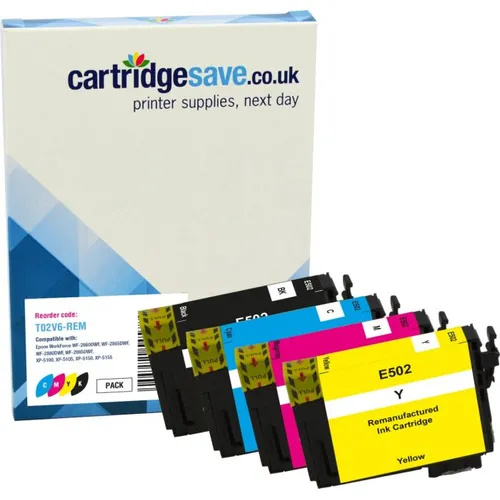 Compatible Epson 502 4 Colour Ink Cartridge Multipack - (C13T02V64010 Binoculars)