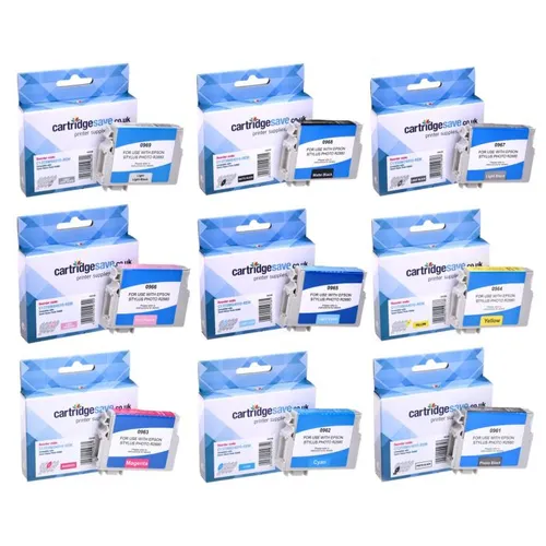 Compatible Epson T096 9 Colour Ink Cartridge Multipack - (Husky)