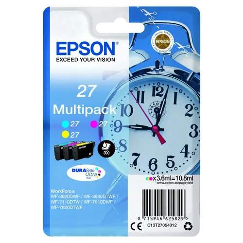 Epson 27 3 Colour Ink Cartridge - (T2705 Alarm Clock)