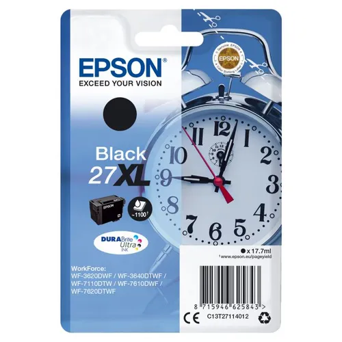 Epson 27XL High Capacity Black Ink Cartridge - (T2711 Alarm Clock)