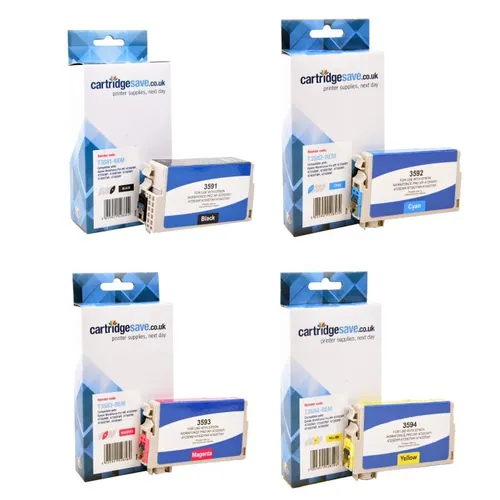 Compatible Epson 35 4 Colour Ink Cartridge Multipack - (T3586 Padlock)