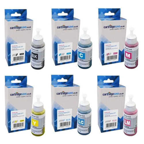 Compatible Epson T673 6 Colour Ink Bottle Multipack