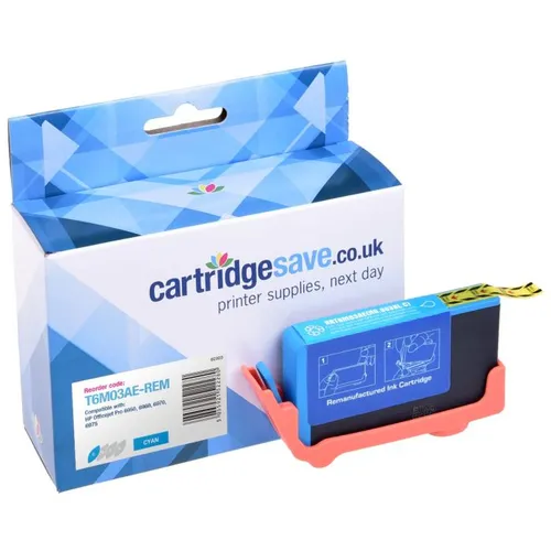 Compatible HP 903XL High Capacity Cyan Ink Cartridge - (T6M03AE)