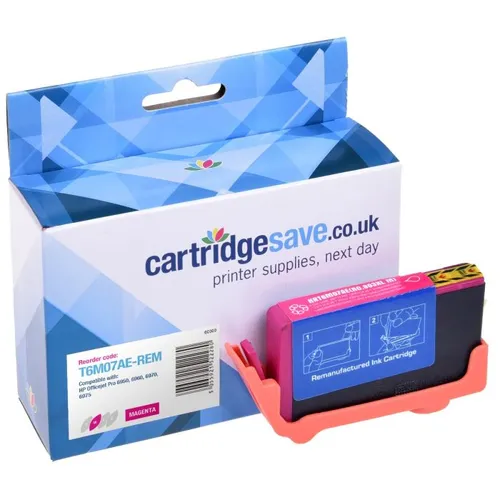 Compatible HP 903XL High Capacity Magenta Ink Cartridge - (T6M07AE)