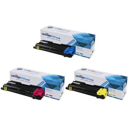 Compatible Kyocera TK-580 3 Colour Toner Cartridge Multipack