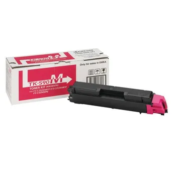 Kyocera TK-590M Magenta Toner Cartridge (1T02KVBNL0)