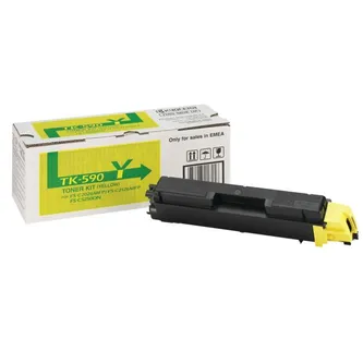 Kyocera TK-590Y Yellow Toner Cartridge (1T02KVANL0)