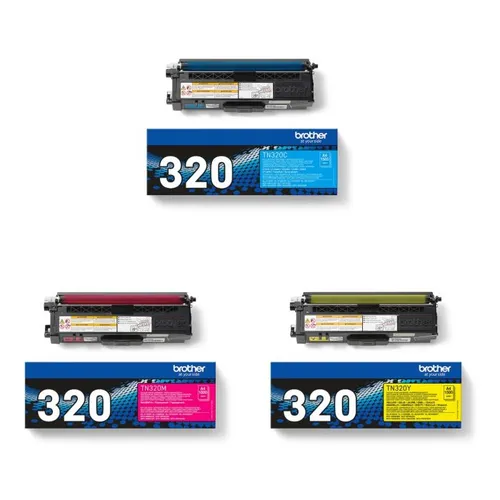 Brother TN-320 3 Colour Toner Cartridge Multipack