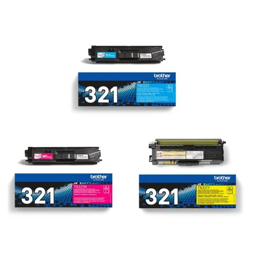 Brother TN-321 3 Colour Toner Cartridge Multipack