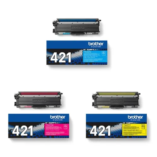 Brother TN-421 3 Colour Toner Cartridge Multipack