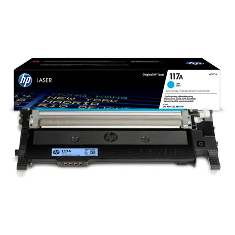 HP 117A Cyan Toner Cartridge - (W2071A)
