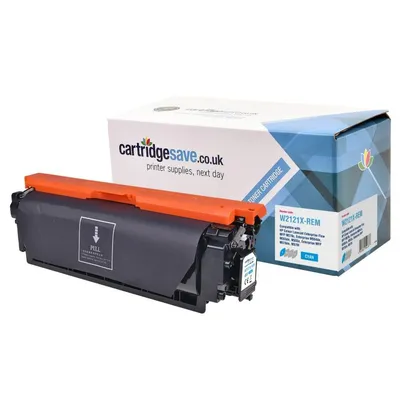 Compatible HP 212X High Capacity Cyan Toner Cartridge - (W2121X)
