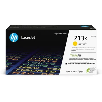 HP 213X High Capacity Yellow Toner Cartridge - (W2132X)
