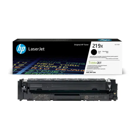HP 219X High Capacity Black Toner Cartridge - (W2190X)