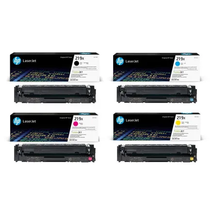 HP 219X High Capacity 4 Colour Toner Cartridge Multipack
