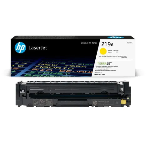 HP 219A Yellow Toner Cartridge - (W2192A)