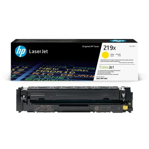 HP 219X High Capacity Yellow Toner Cartridge - (W2192X)